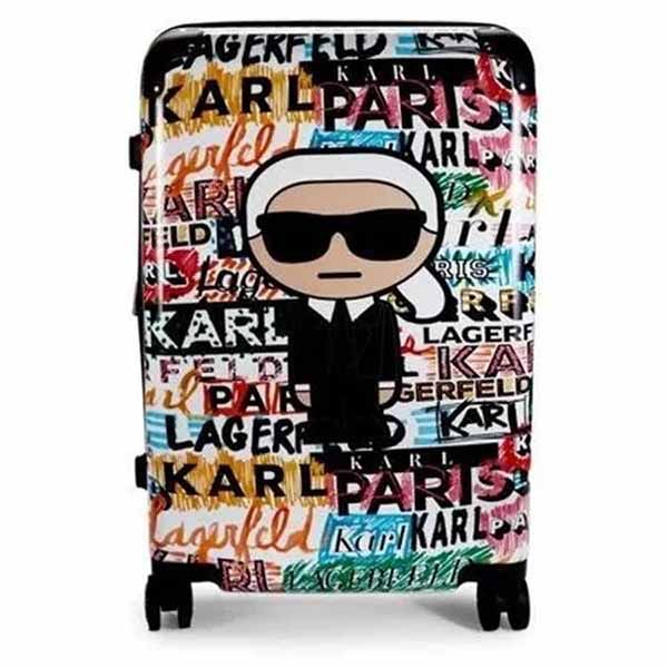 Vali Karl Lagerfeld Valija Carry Ruedas Giratorias 20 Inch Phối Màu - 1