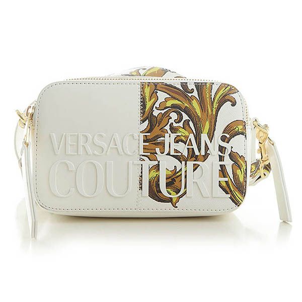 Túi Đeo Chéo Versace Jeans Couture Debossed-Logo Shoulder Bag Màu Trắng - 3
