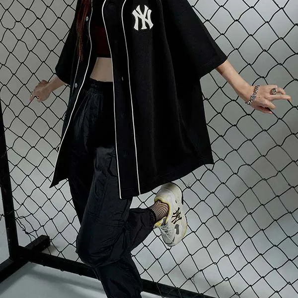 Giày Thể Thao MLB Big Ball Chunky Lite New York Yankees 3ASHC311N-50MSD Màu Trắng Vàng Size 230