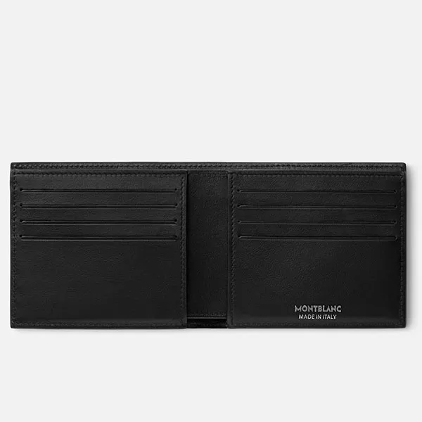 Ví Montblanc M-Gram 4810 Wallet 8CC MB127439 Màu Đen Họa Tiết Xanh