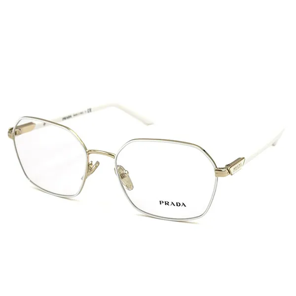 Kính Mắt Cận Prada VPR55Y LFB1O1 Màu Trắng Vàng