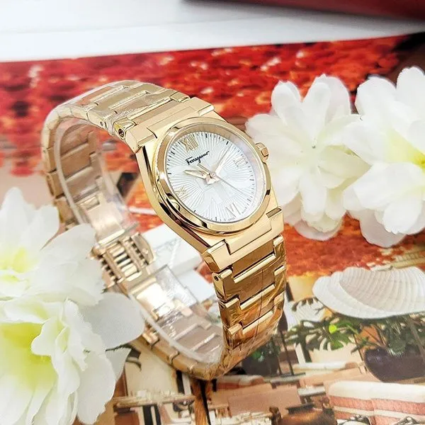 Đồng Hồ Nữ Salvatore Ferragamo Vega Rose Gold Màu Vàng Hồng