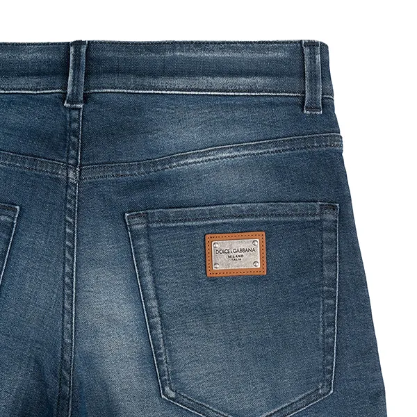 Quần Jeans Nam Dolce & Gabbana D&G Tag Bạc GYZQ1D G8CL9 Màu Xanh