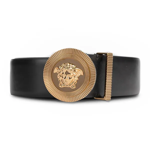 Thắt Lưng Versace Medusa Biggie Belt Black 1003873 DCTP1 1B00V Màu Đen - Thắt lưng - Vua Hàng Hiệu
