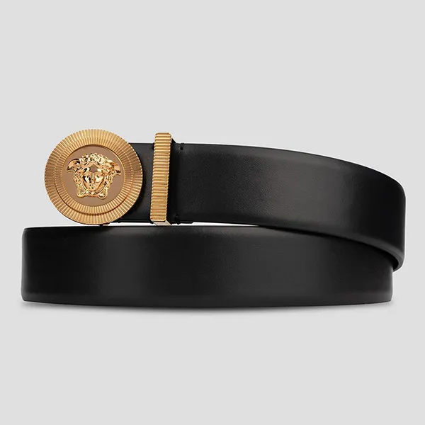 Thắt Lưng Versace Medusa Biggie Belt Black 1003873 DCTP1 1B00V Màu Đen - Thắt lưng - Vua Hàng Hiệu