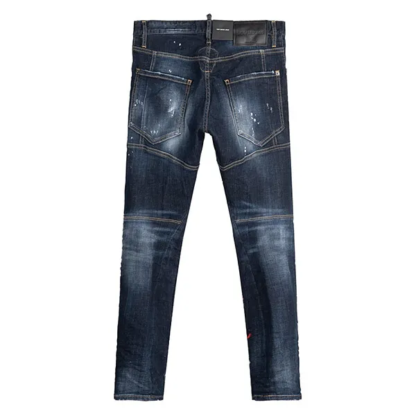 Quần Jeans Dsquared2 Tidy Biker S79LA0052 S30342 470N Màu Xanh Đen Size 44 - Thời trang - Vua Hàng Hiệu