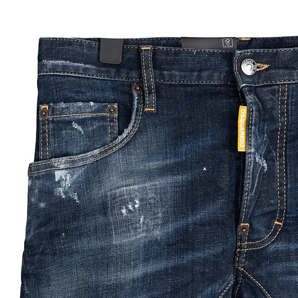 Quần Jeans Dsquared2 Tidy Biker S79LA0052 S30342 470N Màu Xanh Đen Size 44 - Thời trang - Vua Hàng Hiệu
