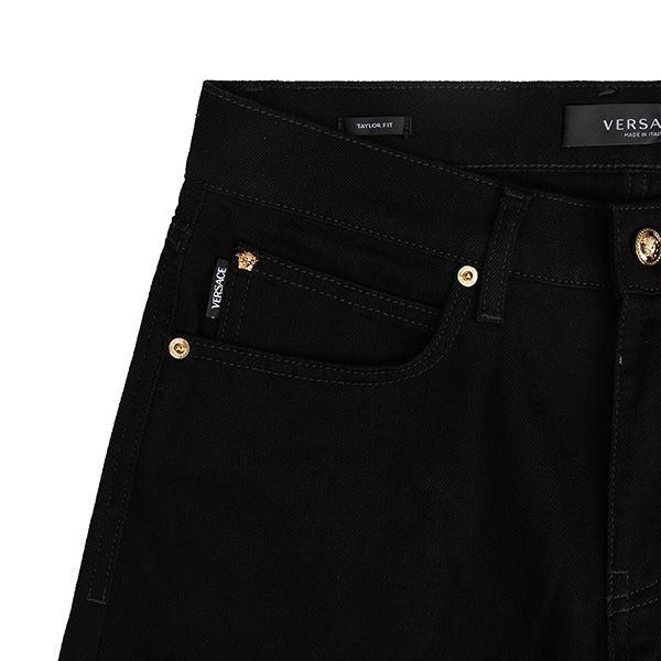 Quần Jeans Versace Slim-Fit Denim A81832 1A03011 1D040 Màu Đen - 3
