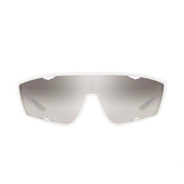 Kính Mát Prada White Square Sunglasses TWK-5O0 Màu Trắng Xám - 3