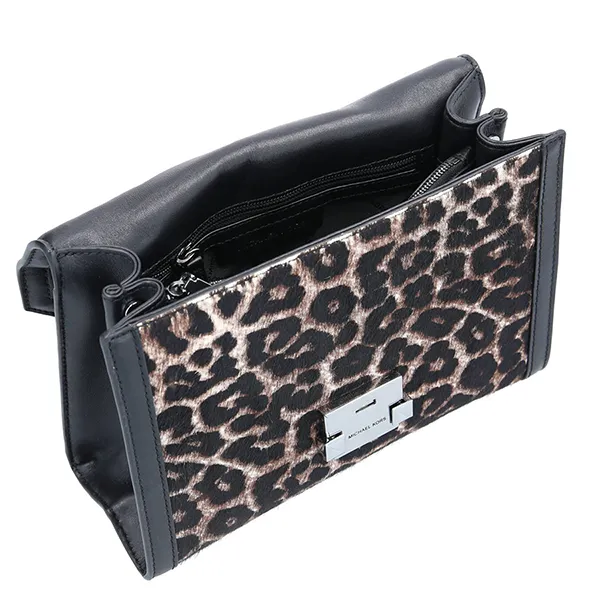 Túi Đeo Chéo Michael Kors MK Leather Messenger Bag/Shoulder Bag Whitney 30F9UWHL7H Màu Đen