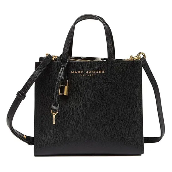 Túi Tote Marc Jacobs Mini Grind Tote Bag Black M0015685 Màu Đen - Túi xách - Vua Hàng Hiệu