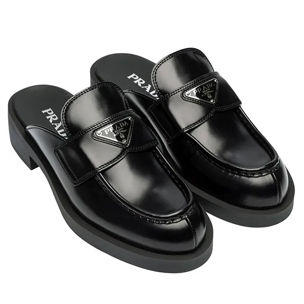 Giày Sục Prada Mules 1D652M 055 F0002 Màu Đen - Giày - Vua Hàng Hiệu
