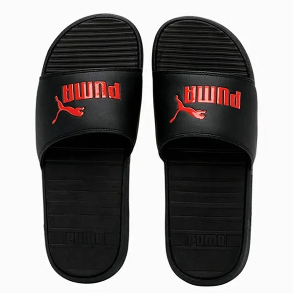 Dép Puma Slides Black Red Logo 371023-02 Men's Size 39 - Dép - Vua Hàng Hiệu