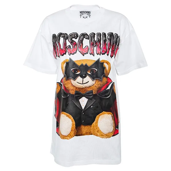 Áo Phông Moschino Batman Teddy V0712 0540 1001 Màu Trắng - Thời trang - Vua Hàng Hiệu