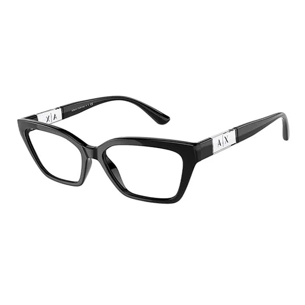Kính Mắt Cận Armani Exchange Women's Sunglasses Black Demo Lens Plastic Plastic 0AX3092F_815854.C Màu Đen