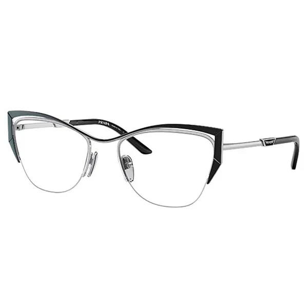 Kính Mắt Cận Prada 0PR63YV_GAQ1O152.I Màu Đen Bạc