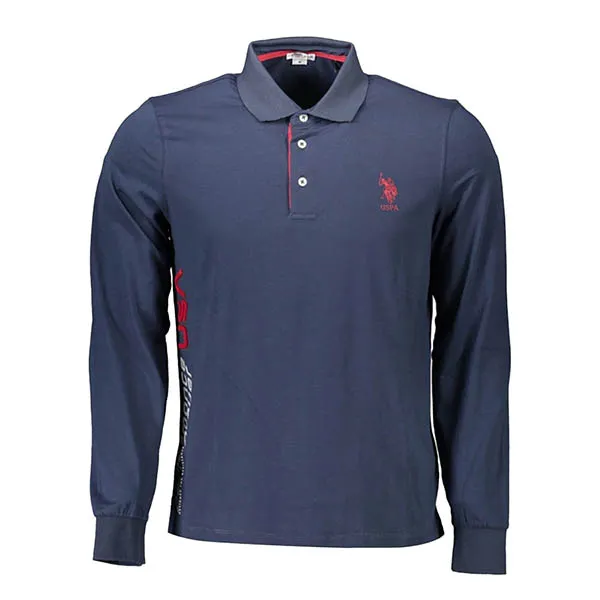 Áo Polo Dài Tay Nam U.S. Polo Assn In Hình Lưng Màu Xanh Than Size L - Thời trang - Vua Hàng Hiệu