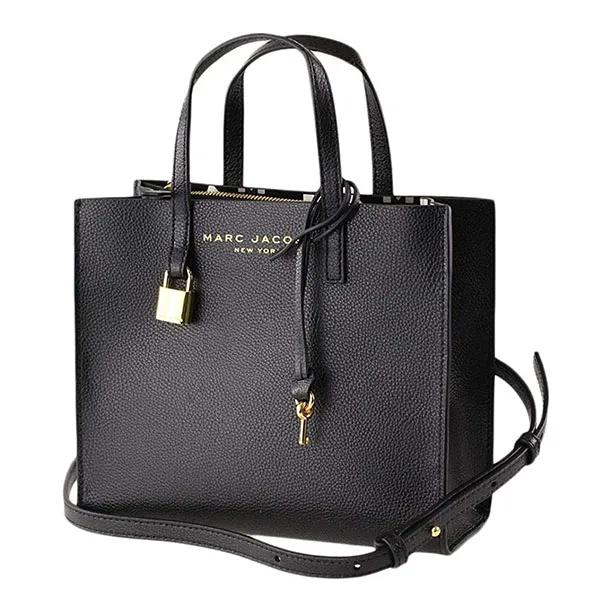 Túi Tote Marc Jacobs Mini Grind Tote Bag Black M0015685 Màu Đen - Túi xách - Vua Hàng Hiệu