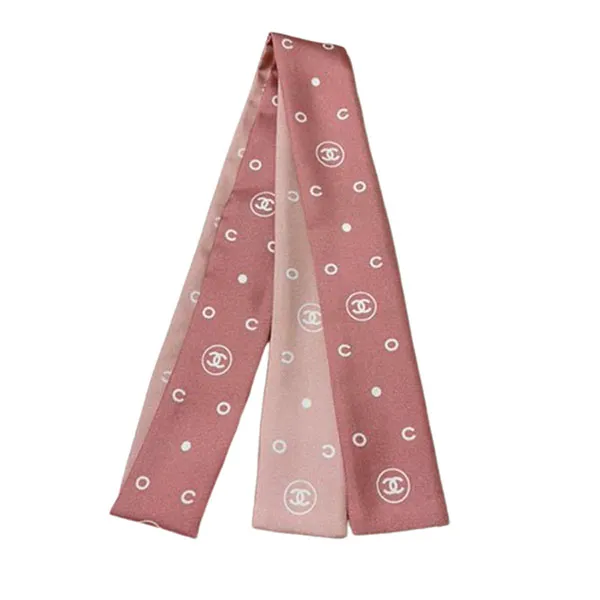 Khăn Chanel Bandeau Twilly Màu Hồng