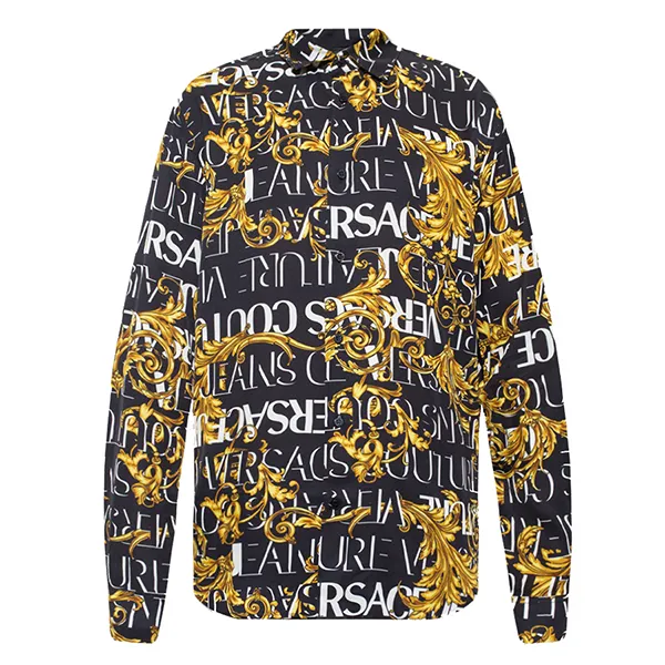 Áo Sơ Mi Versace Jeans Couture Patterned Shirt 73GAL2R0 NS153 G89 Phối Màu Size 48
