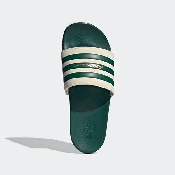 Dép Adidas Adilette Comfort Collegiate Green GW8754 Màu Xanh Trắng Size 43 - 1
