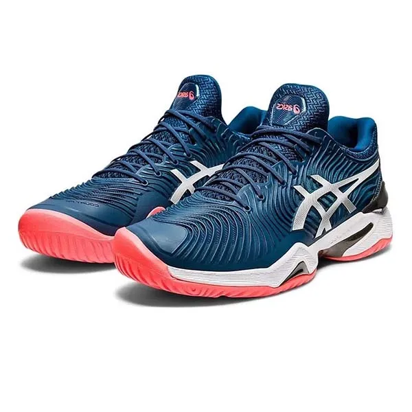 Giày Thể Thao Tennis Asics Court FF 2 Novak 1041A083.400 Màu Xanh Maco Blue Size 41.5