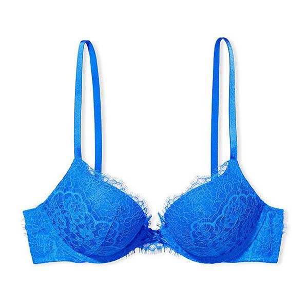 Áo Lót Victoria's Secret Dream Angels Push-Up Bra Ren, Nâng Vừa 812628QG2 Màu Xanh Blue Size 36B - 3