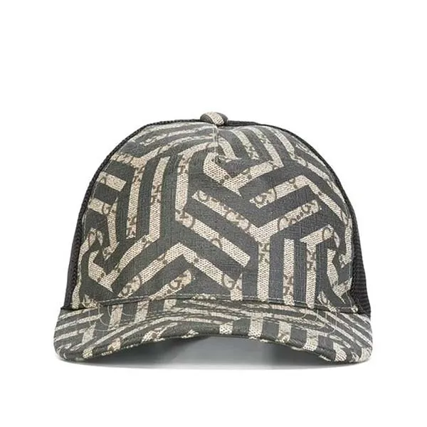 Mũ Gucci Caleido Baseball Cap XFCR601460 Màu Đen - Be Size M - Mũ nón - Vua Hàng Hiệu