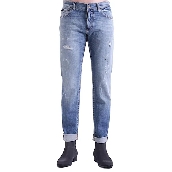 Quần Jeans Dolce & Gabbana D&G Classic GY07LD-G8X98 Màu Xanh Nhạt