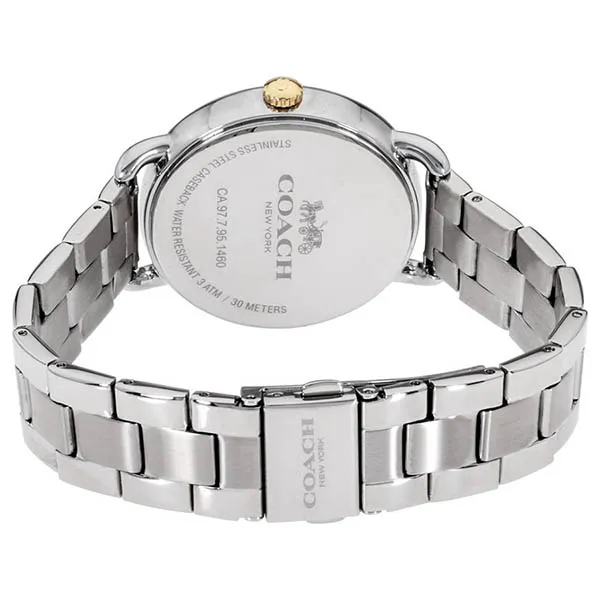 Set Đồng Hồ Nữ Coach Delancey Gift Set Women's Watch 14000056 Màu Bạc
