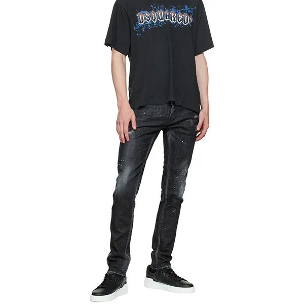 Quần Jeans Dsquared2 Cool Guy S79LA0046 S30357 900 Màu Đen