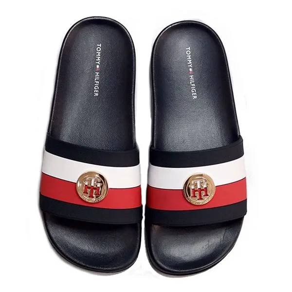 Dép Tommy Hilfiger Diedre Slide Màu Xanh Đậm Size 36