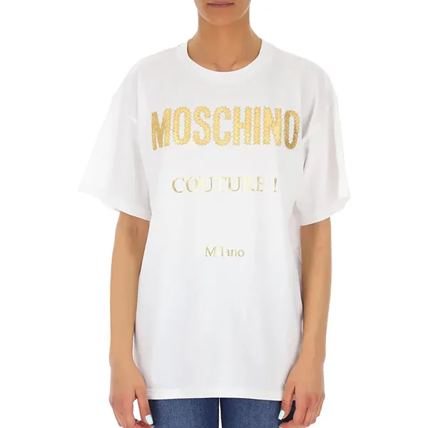 Áo Phông Moschino Couture Milano 211D J0713 0440 1001 Màu Trắng