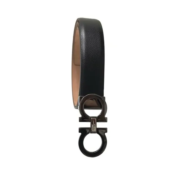 Thắt Lưng Salvatore Ferragamo Shiny Black 