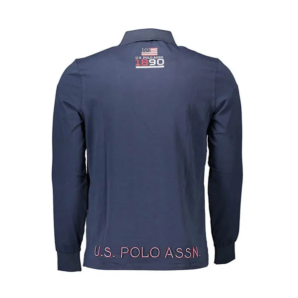 Áo Polo Dài Tay Nam U.S. Polo Assn In Hình Lưng Màu Xanh Than Size L - Thời trang - Vua Hàng Hiệu