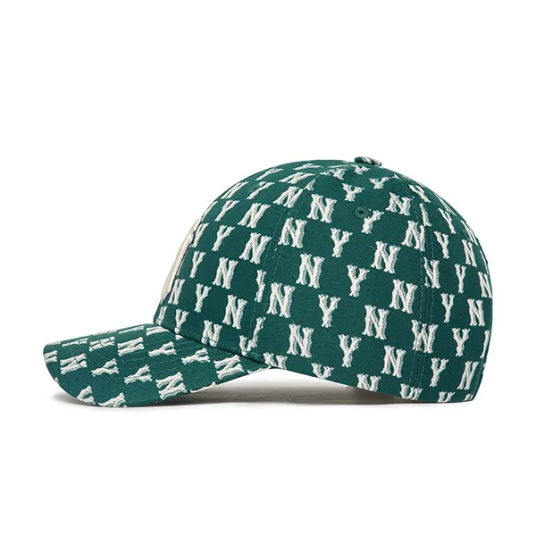 Mũ MLB Monogram New York Yankees 3ACPFF02N-50GND Màu Xanh Green - Mũ nón - Vua Hàng Hiệu