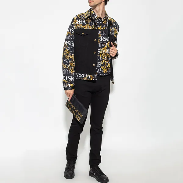 Áo Sơ Mi Versace Jeans Couture Patterned Shirt 73GAL2R0 NS153 G89 Phối Màu Size 48