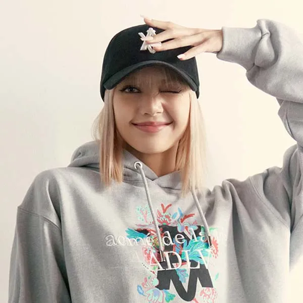 Mũ Acmé De La vie ADLV A Logo Emblem Embossing Patch Ball Cap Black Màu Đen