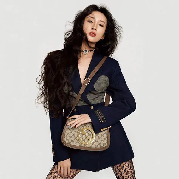 Túi Đeo Chéo Gucci Blondie Shoulder Bag Màu Nâu Be - Túi xách - Vua Hàng Hiệu
