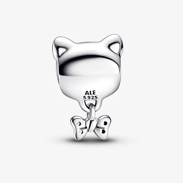 Hạt Vòng Charm Pandora Pet Cat & Bow 792255C01 Màu Bạc - Trang sức - Vua Hàng Hiệu