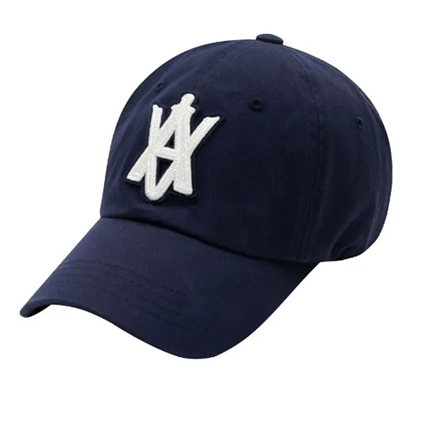 Mũ Acmé De La Vie ADLV A Logo Emblem Chain Embossing Patch Ball Cap Màu Xanh Navy - Mũ nón - Vua Hàng Hiệu
