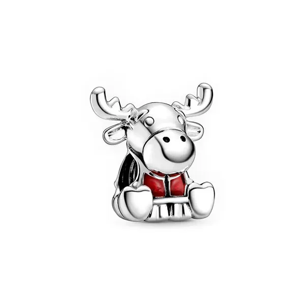 Hạt Vòng Charm Pandora Canada Moose Maple Leaf Charm 798931C01 Màu Bạc - Trang sức - Vua Hàng Hiệu
