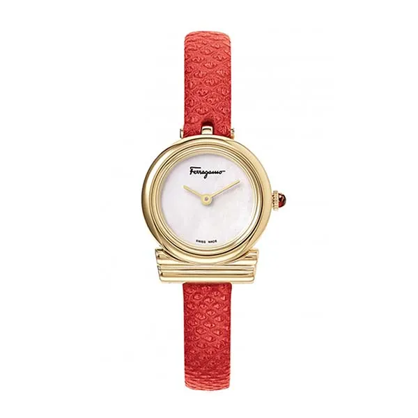 Đồng Hồ Nữ Salvatore Ferragamo Gancini Watch SFIK00219 22mm Vàng Đỏ