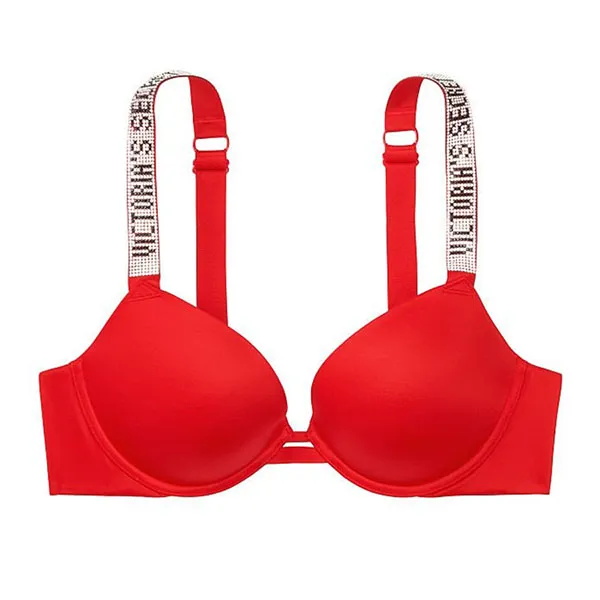 Áo Lót Victoria's Secret Very Sexy Push-Up Bra Dây Đính Đá, Nâng Nhiều 392842KK4 Màu Đỏ Size 32C