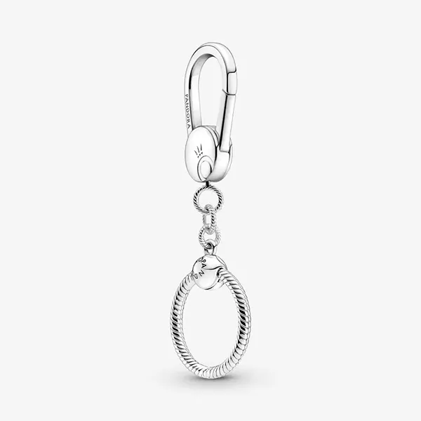Hạt Vòng Charm Pandora Moments Small Bag Holder 399567C00 Màu Bạc