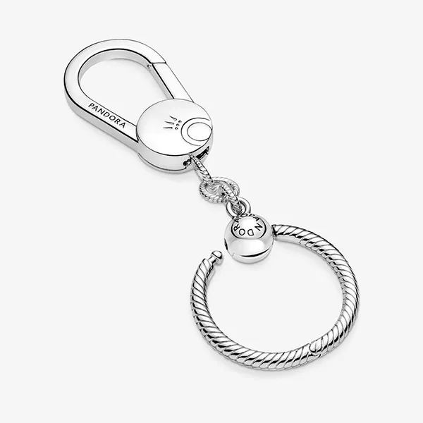 Hạt Vòng Charm Pandora Moments Small Bag Holder 399567C00 Màu Bạc