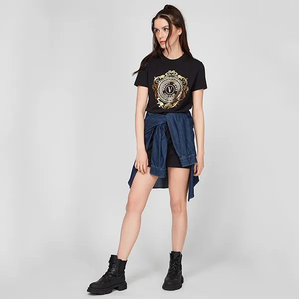 Váy Versace Jeans Couture D2HWA4FA 30454 K42 Màu Đen Size S