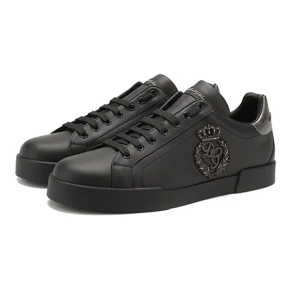 Giày Sneakers Dolce & Gabbana D&G Branded Shoes For Men Màu Đen