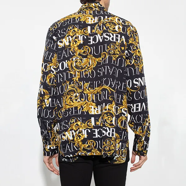 Áo Sơ Mi Versace Jeans Couture Patterned Shirt 73GAL2R0 NS153 G89 Phối Màu Size 48