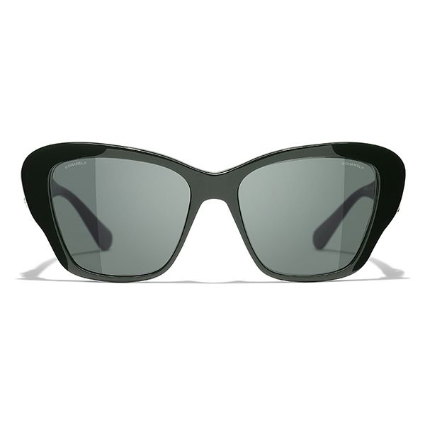 Kính Mát Chanel Butterfly Sunglasses CH5457QB 17023H Màu Xanh Green - 1